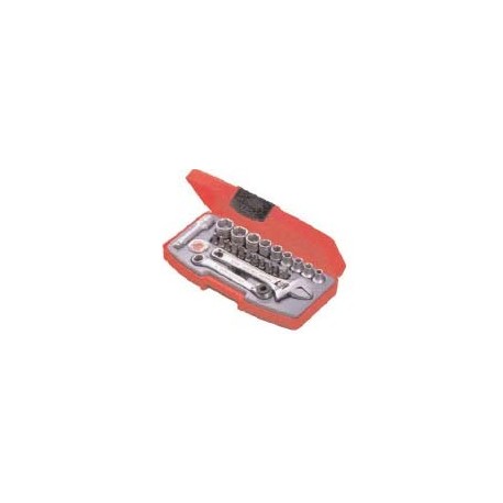 CASSET.MINI BUSS.23PC 1/4