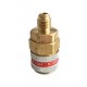 ATTACCO HP R134A 180° M1/4 SAE