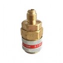 ATTACCO HP R134A 180° M1/4 SAE