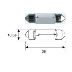 SV 8.5 6V 10W LAMPADA INTERNI