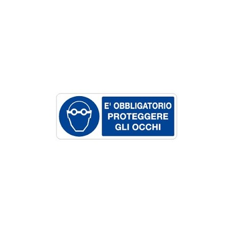 CARTELLO "PROTEZ.OCCHI" 19 01K