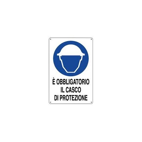 CARTELLO "PROTEZ.CASCO" 19 02K