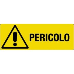 CARTELLO"PERICOLO GENERICO"