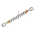 TENDITORI 2 OCCHI ZINC/CAL 5/8