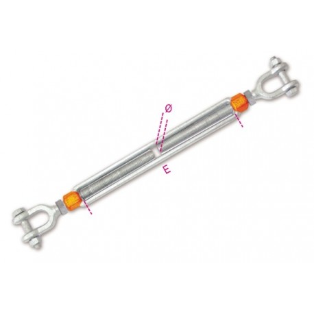 TENDITORI 2 FORCELLE ZINC/CAL