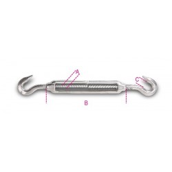 TENDITORI 2 GANCI INOX M6