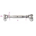 TENDITORI TUBO 2 FORC. INOX M1
