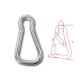 MOSCHETTONI ASIMMETRICI INOX 8