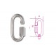MAGLIE DI GIUNZIONE INOX 8X74